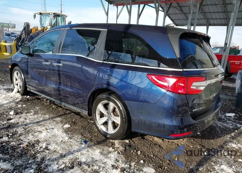 2018 Honda Odyssey Ex-L from USA, damaged, VIN 5FNRL6H74JB100723